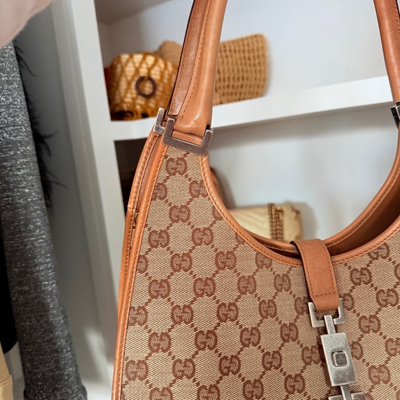 Gucci Brown Jackie Monogram Women's Bag - Picture 9 of 9